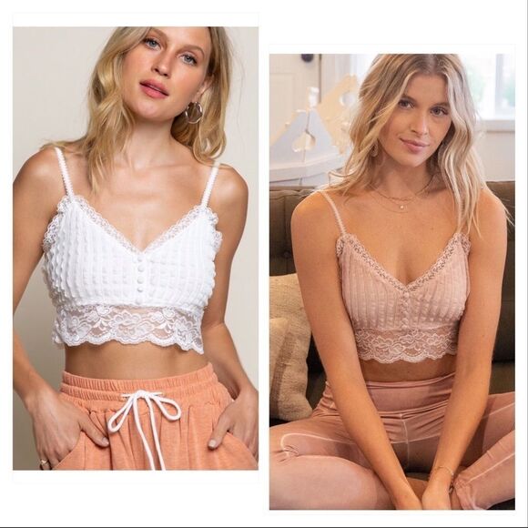 BLACK bralette with Lace Detailing - Picture 15 of 15